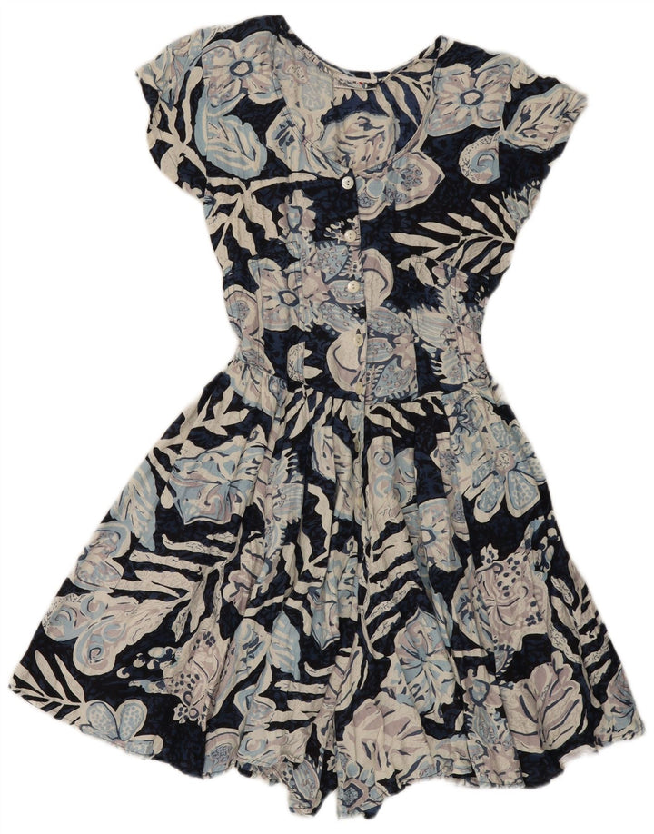 MISS JOY Compartiment Femei EU 38 XS Albastru Floral