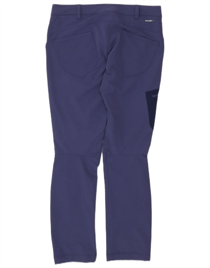 SALOMON Pantaloni cargo slim pentru drumeții pentru femei UK 14 Large W34 L31 Blue