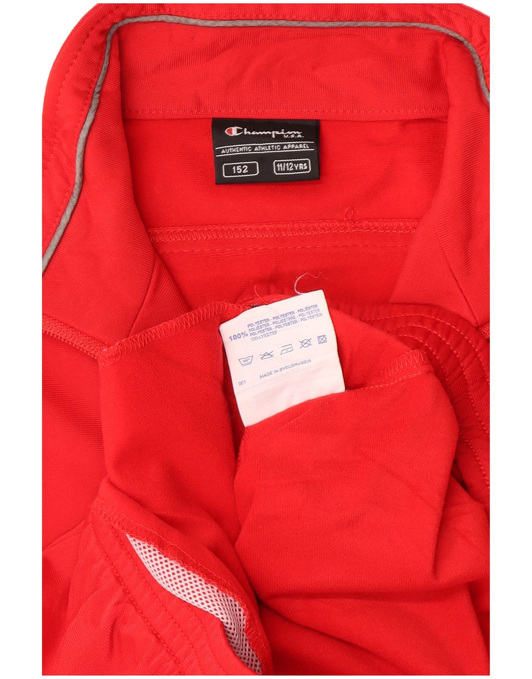 Jachetă de top pentru trening cu grafică Champion Boys 11-12 ani Poliester roșu
