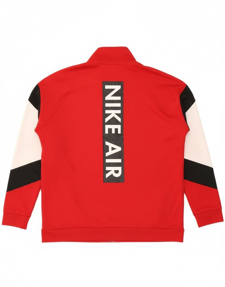 Jachetă de top pentru trening Nike pentru bărbați Air, mare, roșu, din poliester