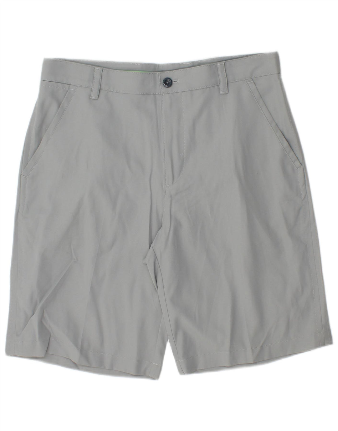 Pantaloni scurți chino pentru bărbați IZOD W32 Poliester gri mediu
