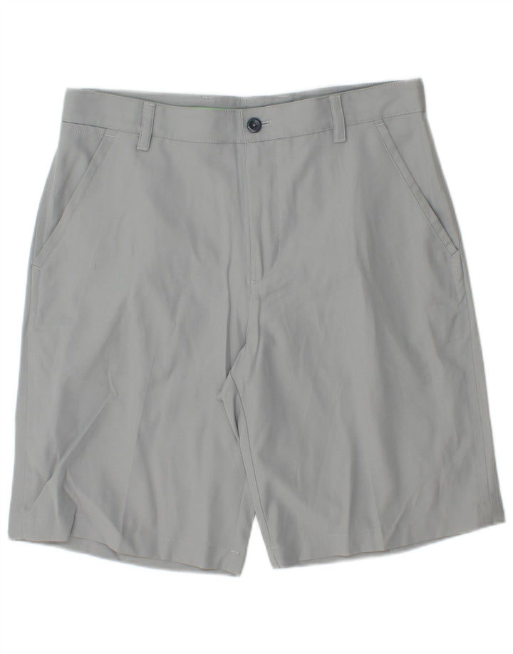Pantaloni scurți chino pentru bărbați IZOD W32 Poliester gri mediu