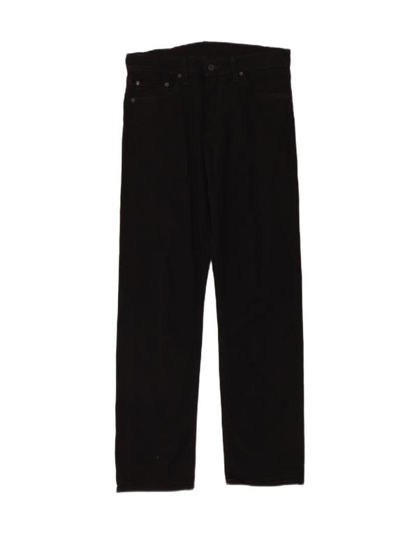 LEVI'S Blugi drepti 540, cu ajustare relaxată, pentru bărbați, W31 L32, bumbac negru