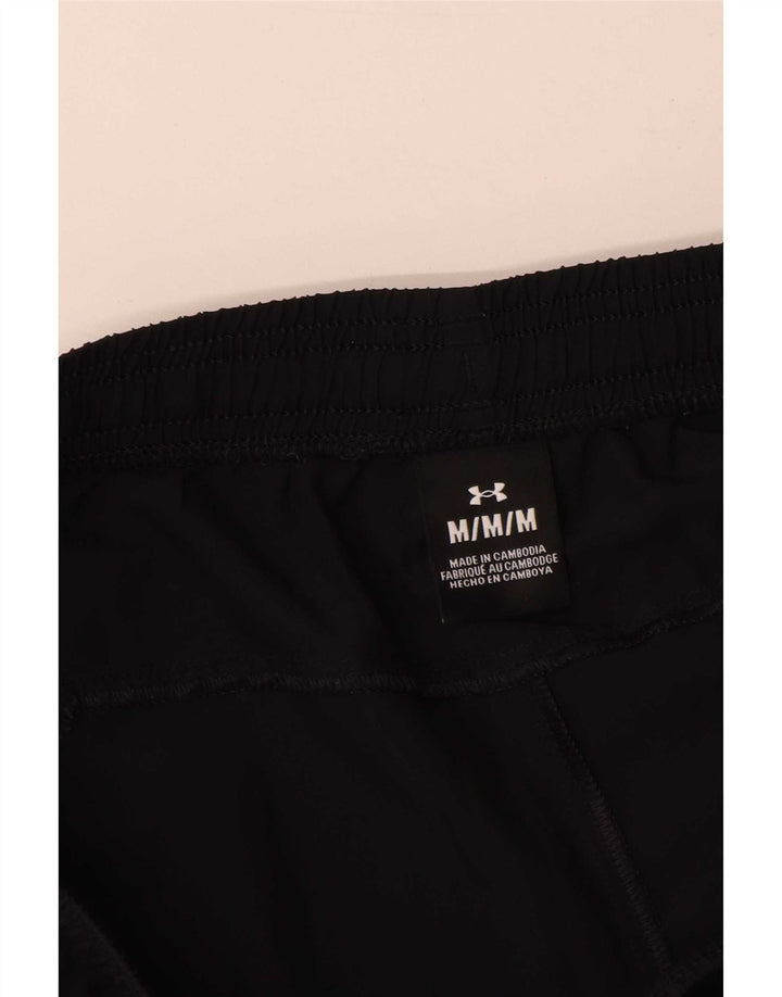 Pantaloni scurți sport Under Armour pentru bărbați, poliester mediu negru
