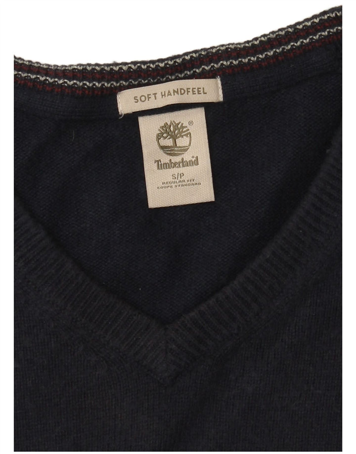 Pulover cu decolteu în V Timberland pentru bărbați, mic, bleumarin
