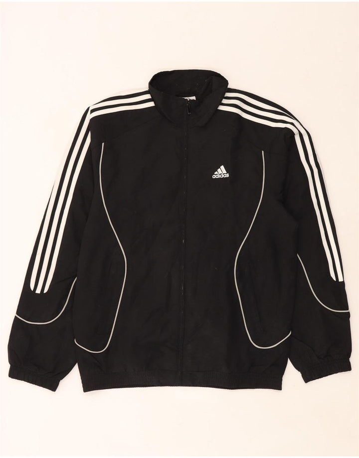 Jachetă de trening pentru bărbați Adidas UK 36/38 Poliester negru mic