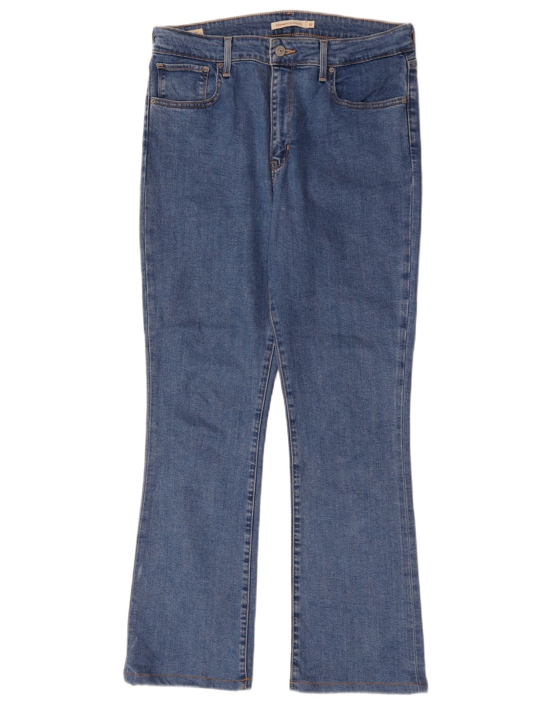 Blugi Levi's 725, cu talie înaltă, pentru femei, W32 L30, bumbac albastru