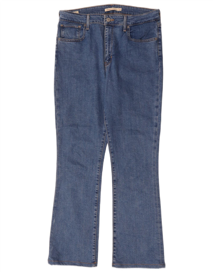 Blugi Levi's 725, cu talie înaltă, pentru femei, W32 L30, bumbac albastru