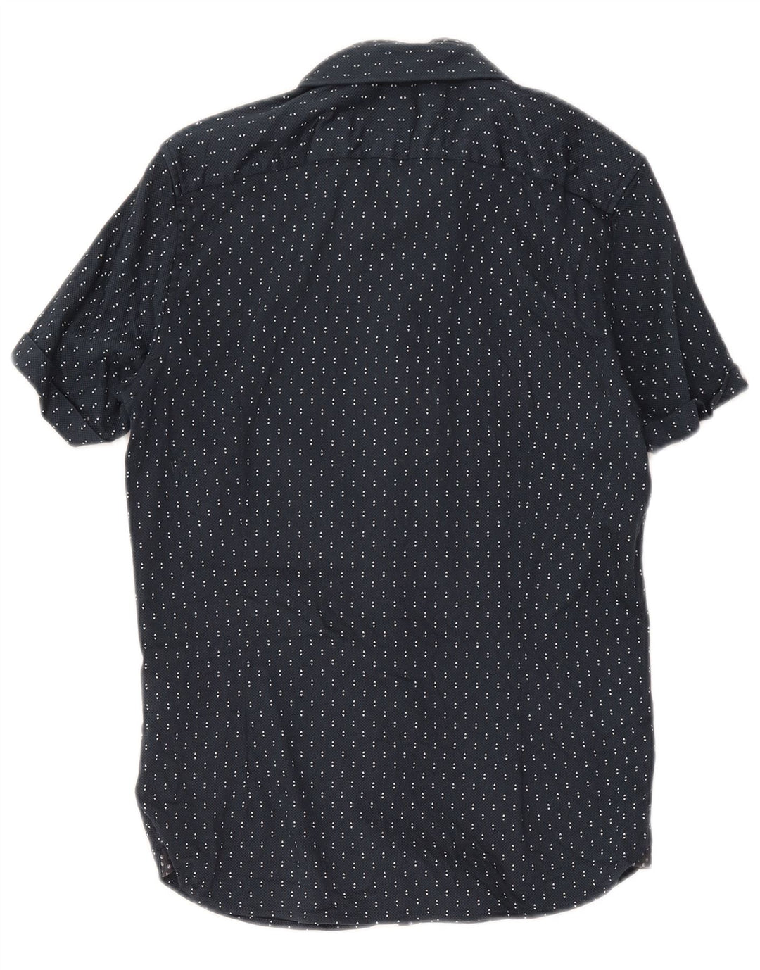 Cămașă cu mânecă scurtă pentru bărbați Ted Baker, mărime 3, medie, bumbac geometric albastru