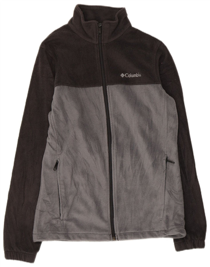 Jachetă pentru bărbați COLUMBIA din lână UK 36, gri mic, poliester color bloc