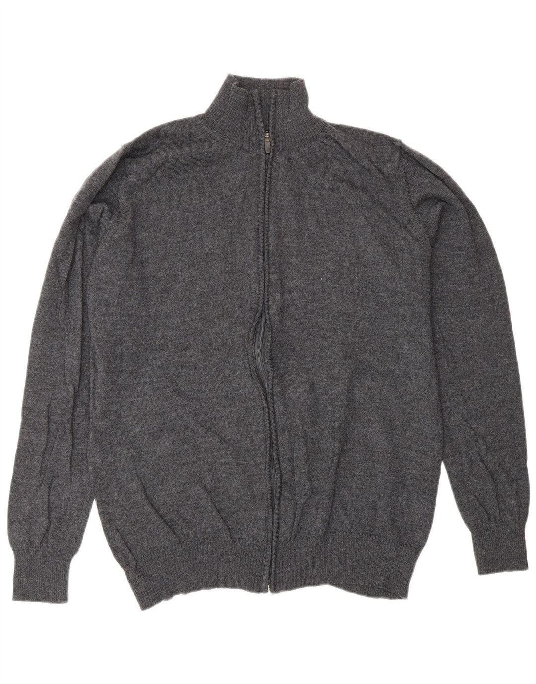 Pulover cardigan pentru bărbați Zara XL Lână gri
