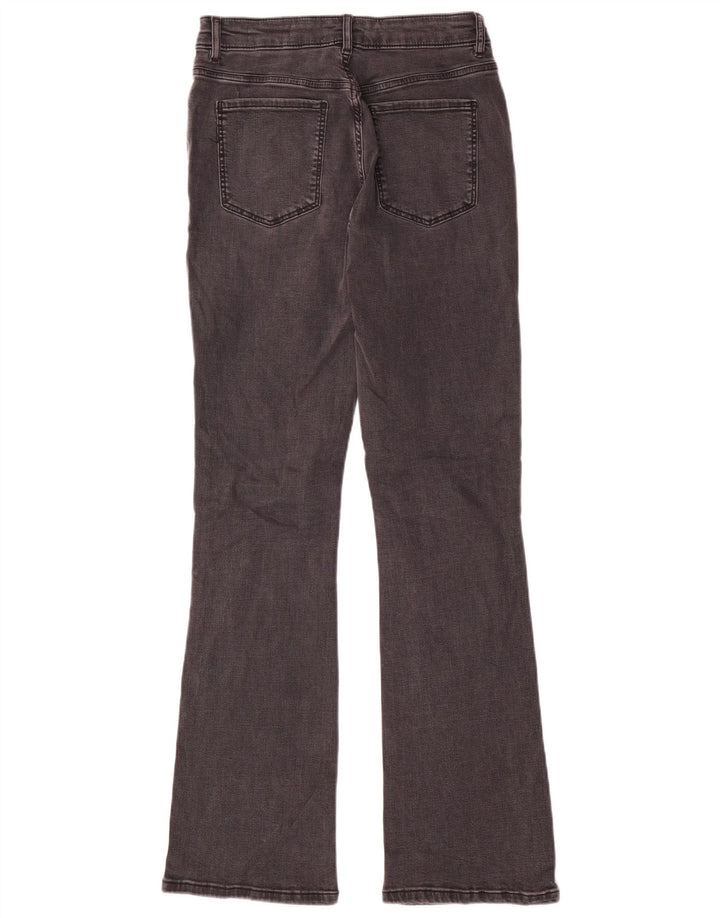 Marks & Spencer blugi evazați cu talie mare pentru femei UK 12 Medium W28 L30 gri