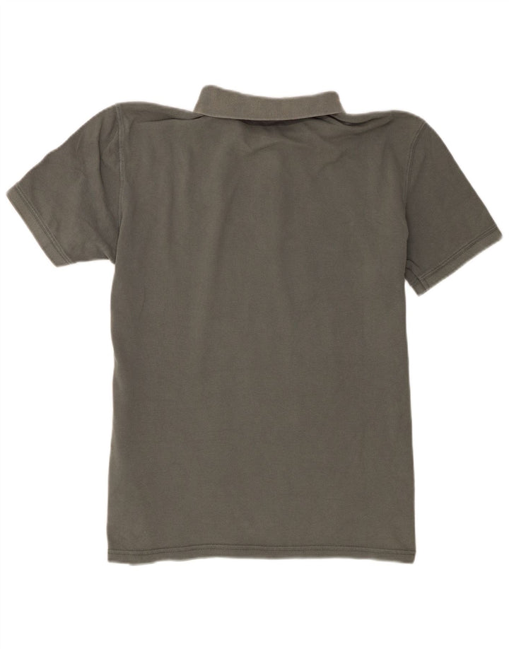 Tricou polo Napapijri pentru bărbați, bumbac gri mare