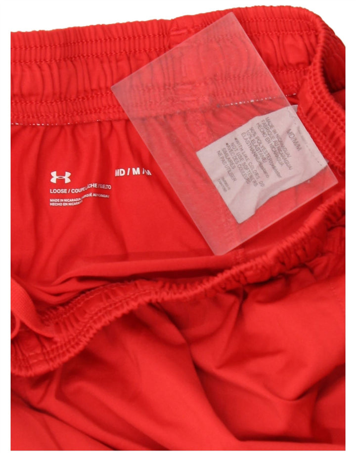 Pantaloni scurți sport pentru bărbați UNDER ARMOUR, roșu mediu, poliester color bloc