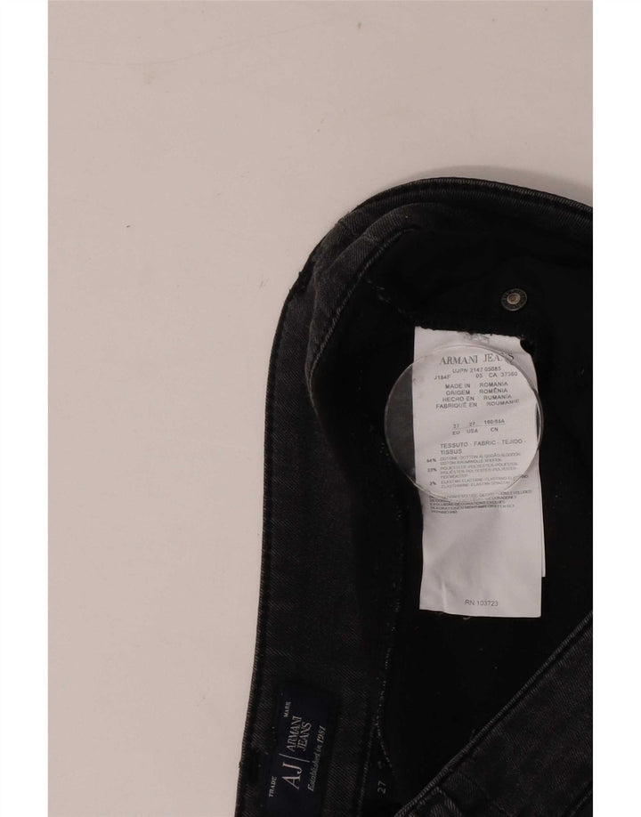 Blugi slim pentru femei Armani W27 L28 bumbac negru