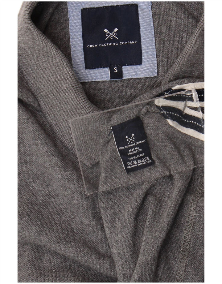 Crew Clothing Tricou polo pentru bărbați Bumbac gri mic
