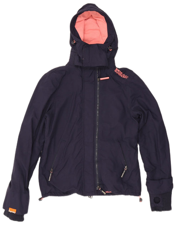 Jachetă Windbreaker pentru femei Superdry The Windcheater UK 14 Medium Bleumarin