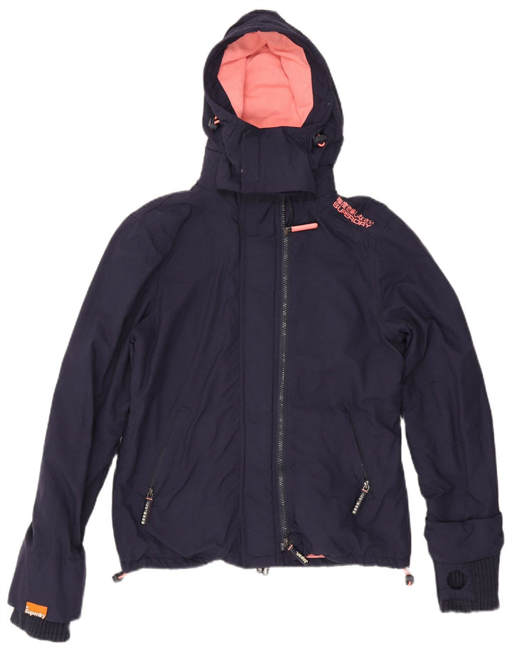 Jachetă Windbreaker pentru femei Superdry The Windcheater UK 14 Medium Bleumarin