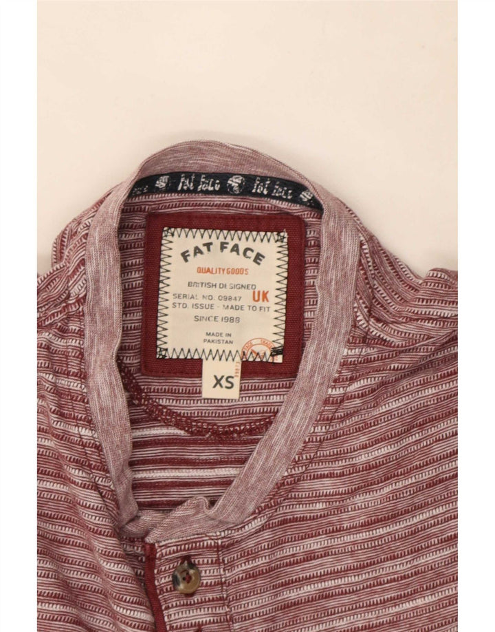 Tricou pentru bărbați Fat Face Top XS Red Pinstripe