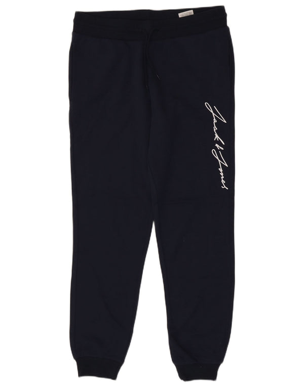 Jack & Jones Pantaloni de trening grafic pentru bărbați Pantaloni de jogging Mediu Bleumarin