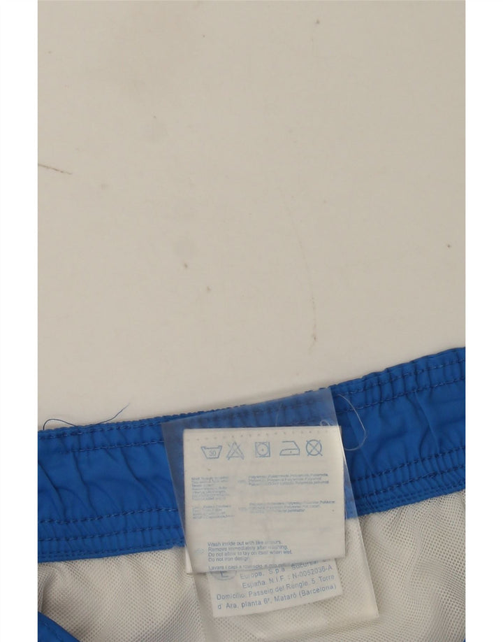 Pantaloni scurți de înot grafic pentru bărbați Champion, albastru mediu, poliamidă color bloc