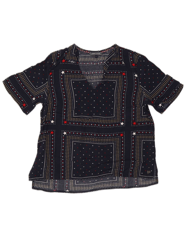 Bluză pentru femei Tommy Hilfiger Top US 6 Medium bleumarin pete