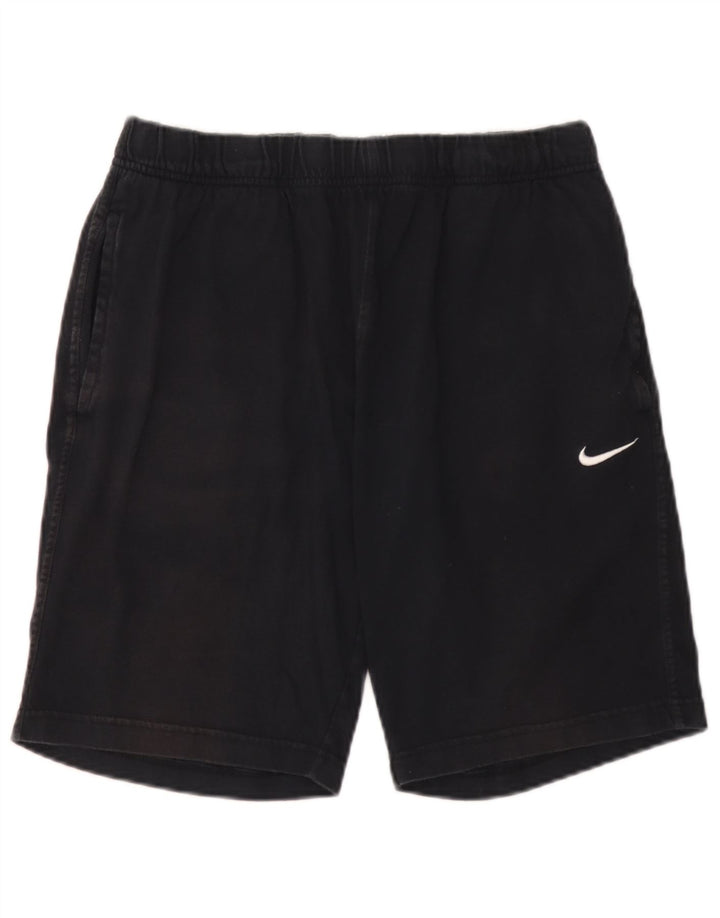 Pantaloni scurți sport Nike pentru femei, mari, negru, bumbac