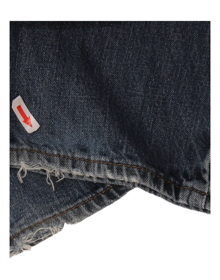 Blugi drepti pentru bărbați CALVIN KLEIN W34 L32 Bumbac albastru