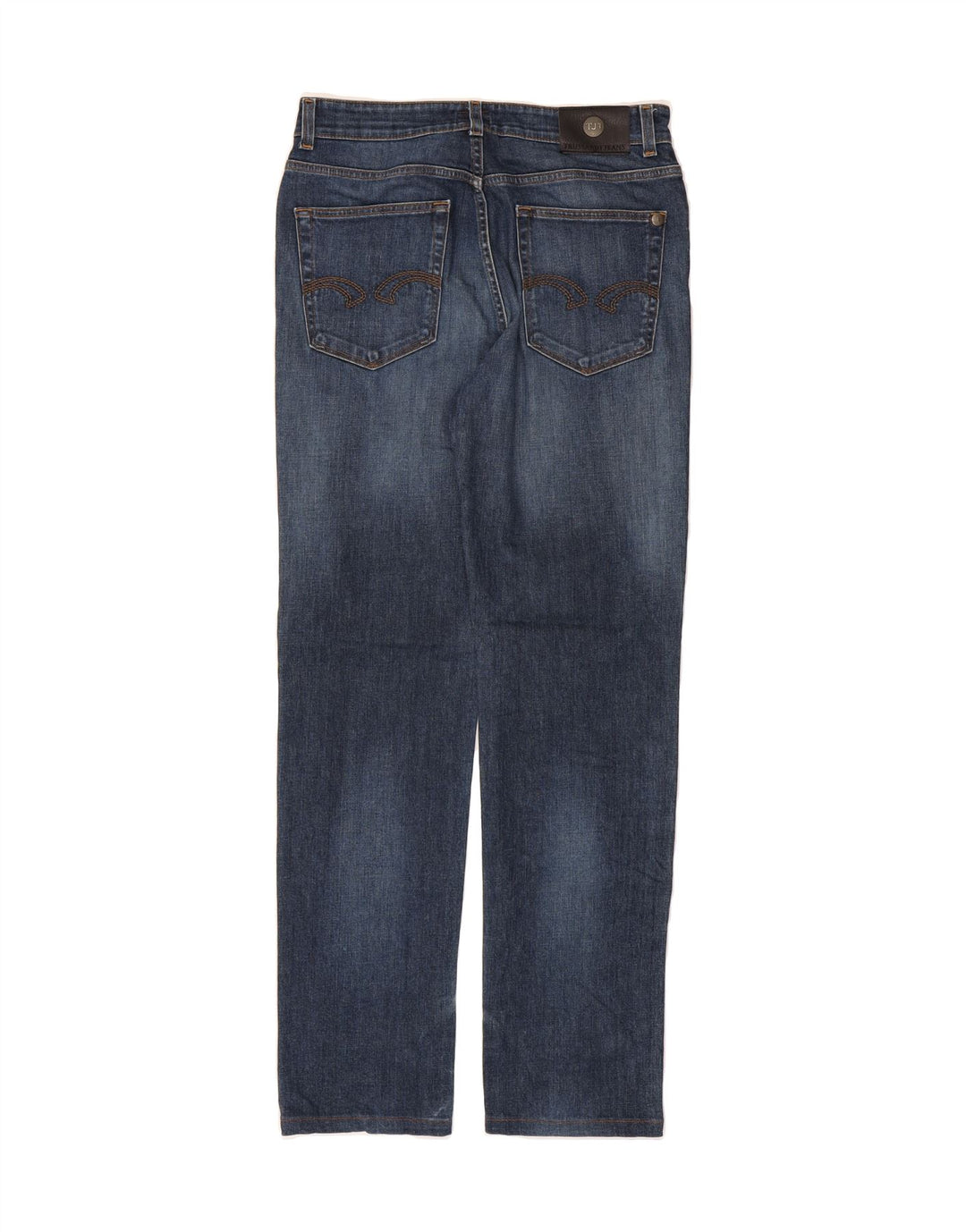 TRUSSARDI JEANS Mens Slim Jeans W32 L34 Blue Cotton Vintage Trussardi Jeans and Second-Hand Trussardi Jeans from Messina Hembry 