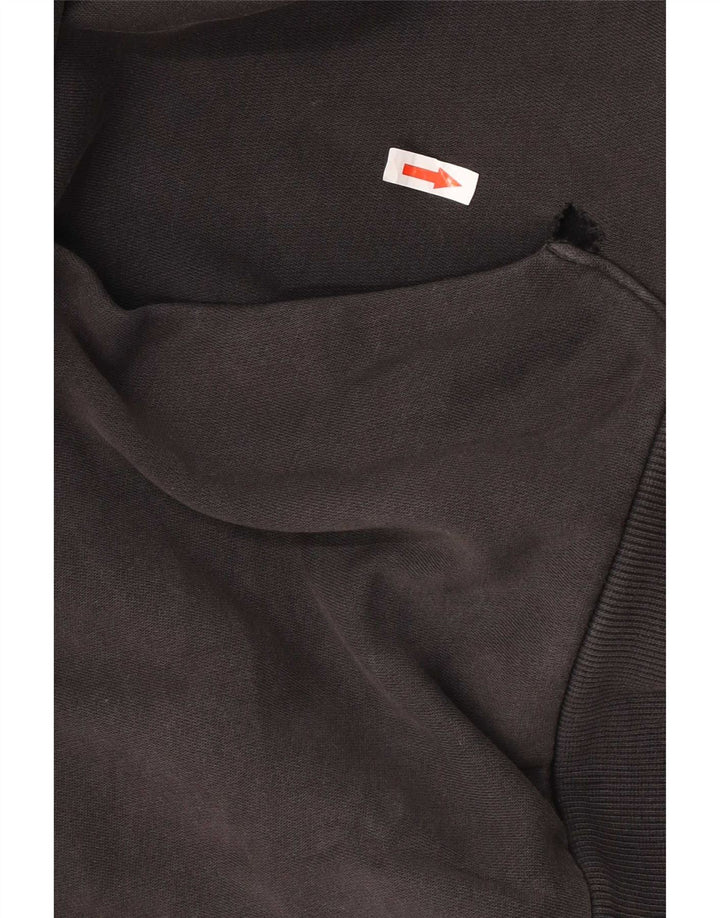 Pulover Puma pentru bărbați, bumbac mic, negru