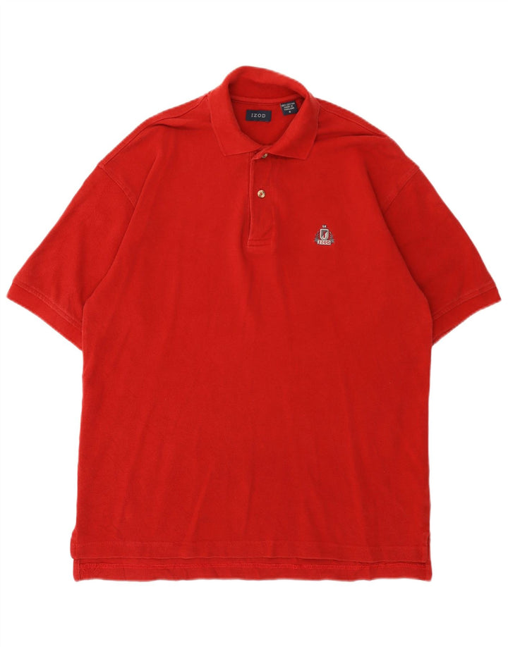 Tricou polo IZOD pentru bărbați, bumbac roșu mic