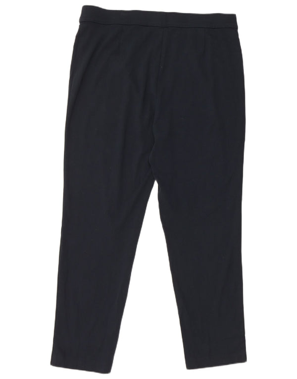 Pantaloni casual conici pentru femei Marks & Spencer UK 18 XL W36 L28 bleumarin