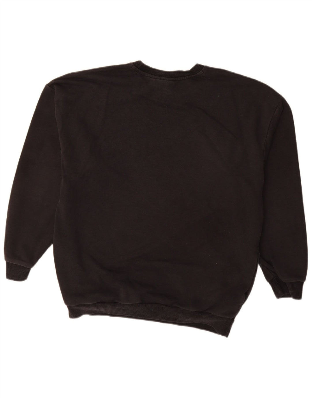 ADIDAS Pulover cu grafic pentru femei UK 14 Bumbac negru mare