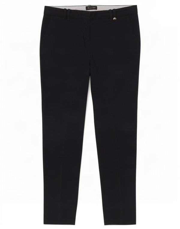 Massimo Dutti Pantaloni chino subțiri pentru femei EU 38 Mici L28 L29 Bleumarin