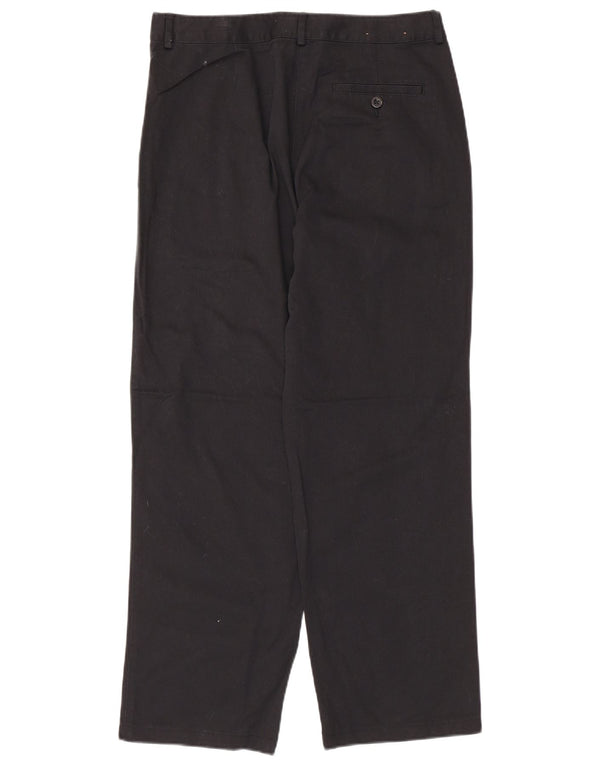 Pantaloni chino drepți pentru femei L.L.Bean US 8 Medium W30 L27 Bumbac negru