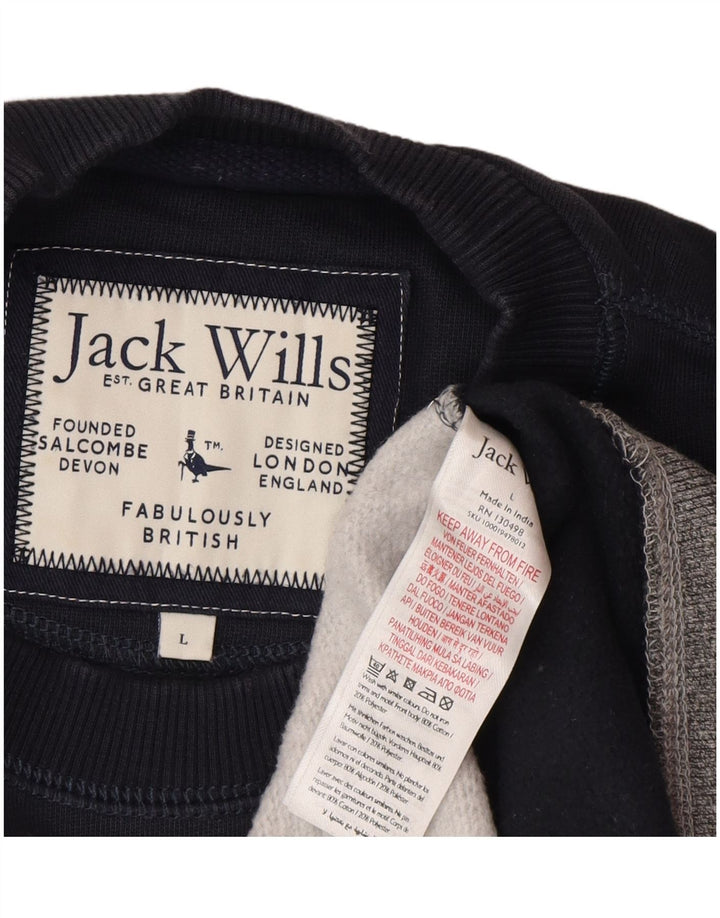 Pulover Jack Wills Salcombe pentru bărbați, mare, albastru, color block