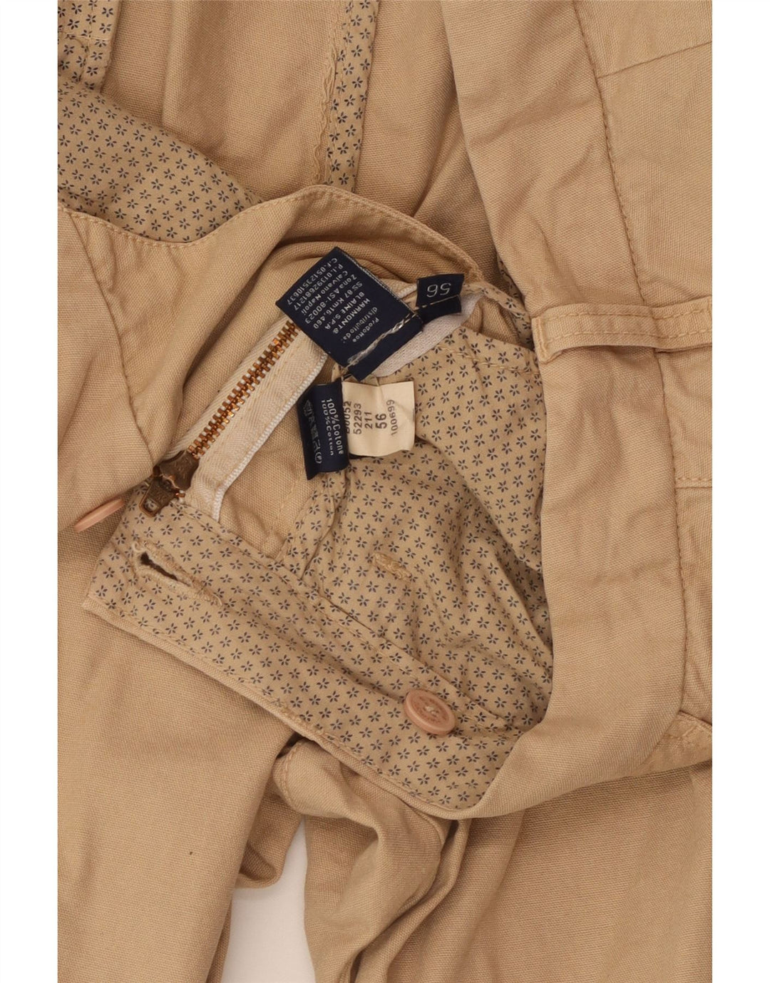 Pantaloni scurți cargo Harmont & Blaine pentru bărbați IT 56 3XL W40 bumbac bej