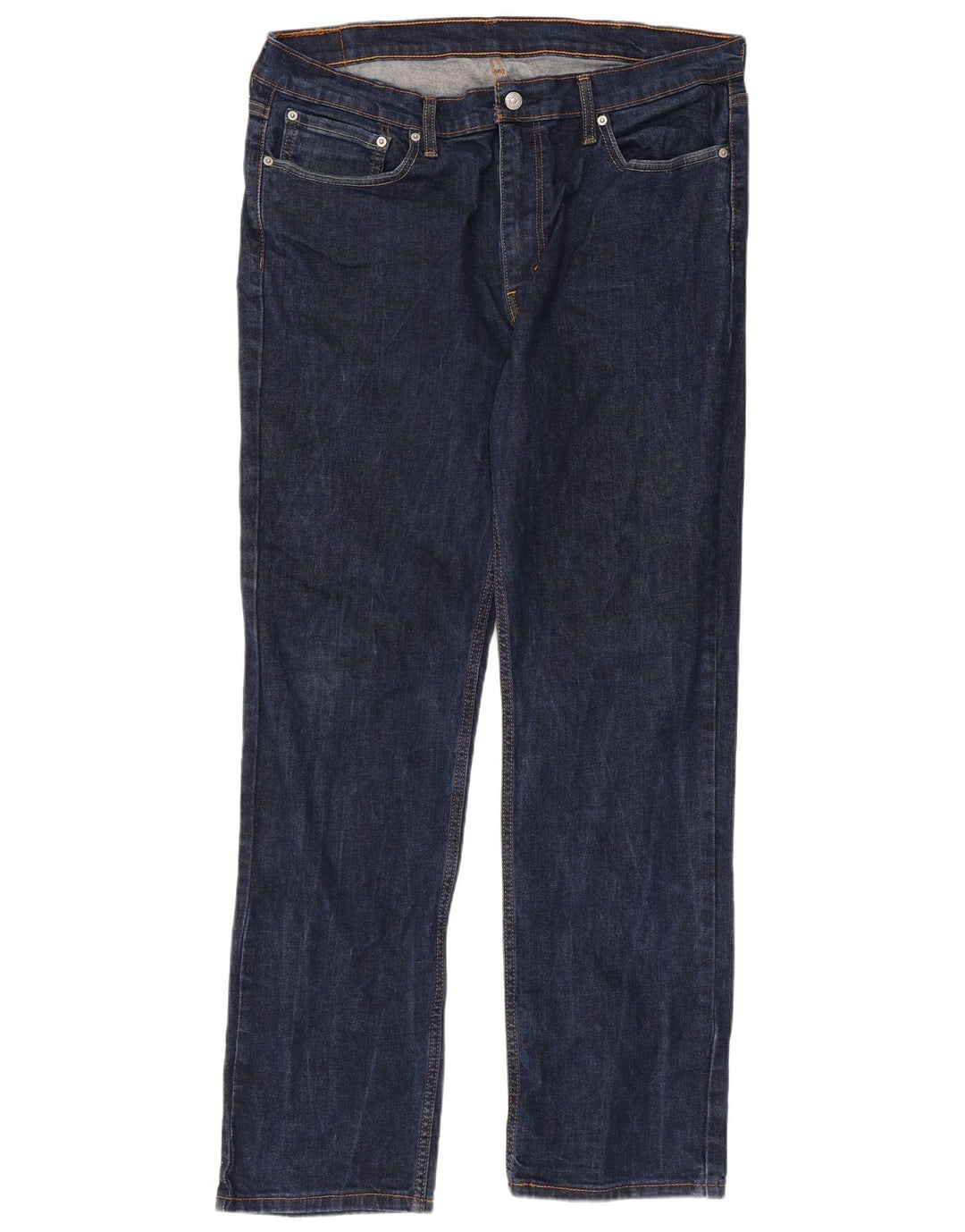 Blugi drepti pentru bărbați Levi's 514 W38 L34 Bumbac bleumarin