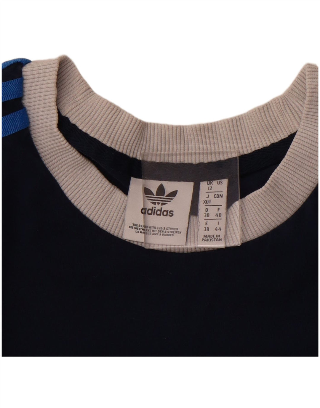 ADIDAS Tricou Femei Top UK 12 Medium Bleumarin