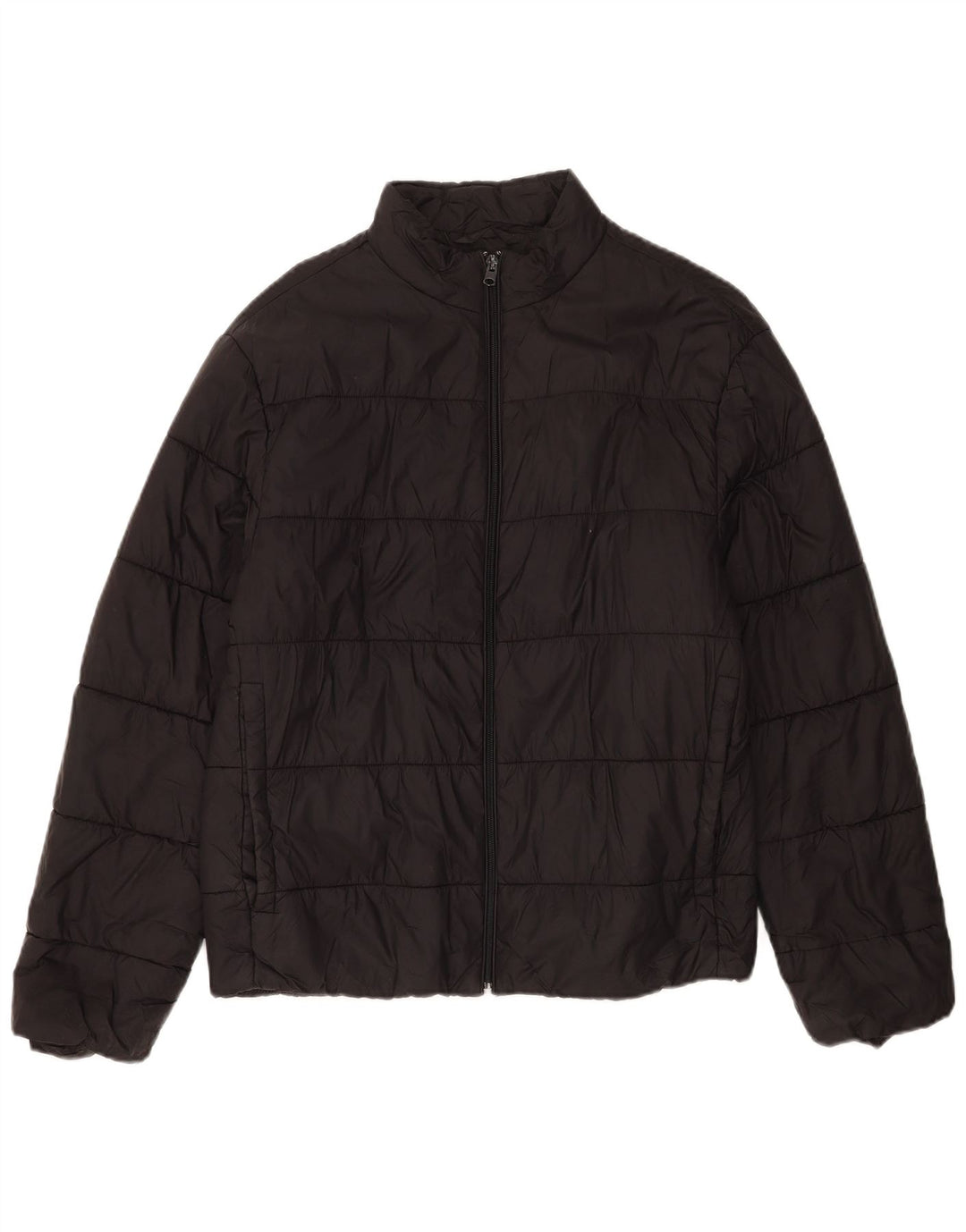 Jachetă căptușită pentru bărbați Zara UK 40, mare, negru, nailon