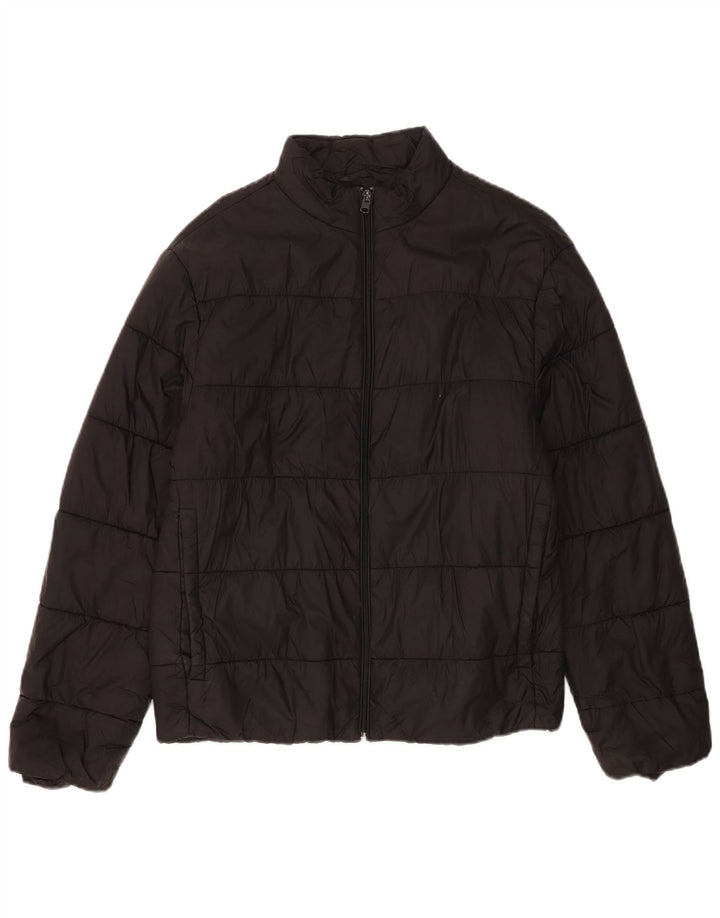 Jachetă căptușită pentru bărbați Zara UK 40, mare, negru, nailon