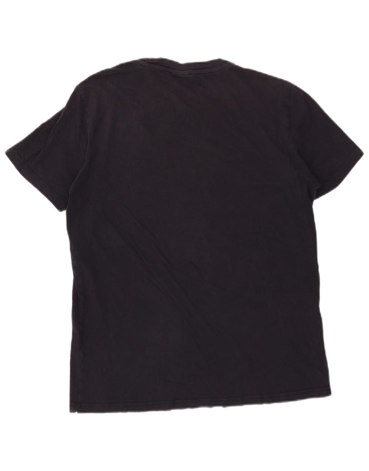 Tricou grafic pentru bărbați Champion Top mediu din bumbac bleumarin