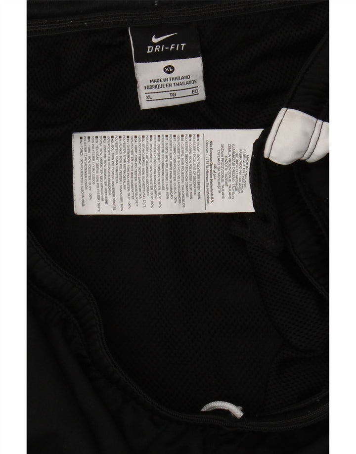 Pantaloni scurți sport NIKE Dri Fit pentru bărbați XL, negru, poliester color bloc