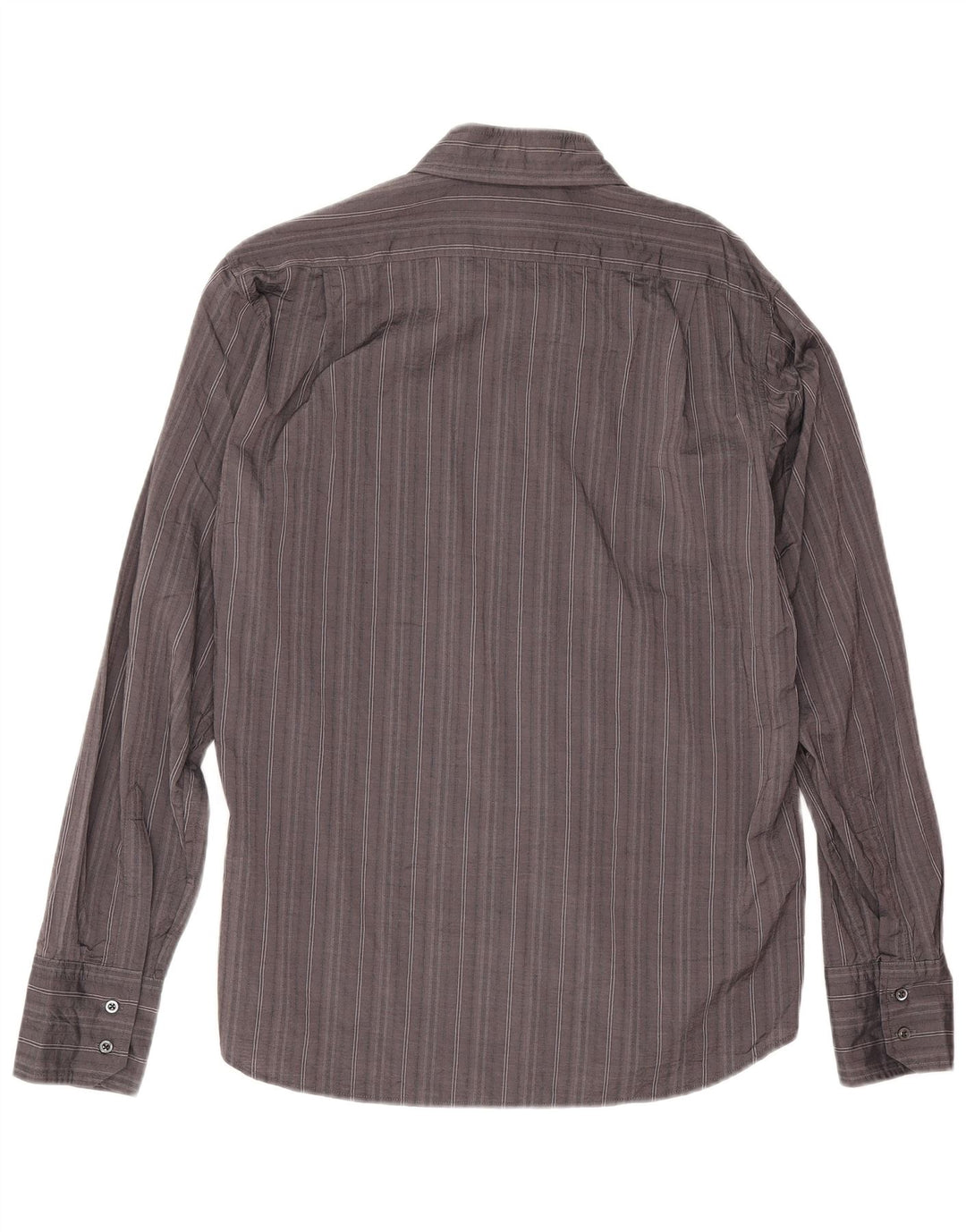 Cămașă pentru bărbați Hugo Boss, bumbac cu dungi mari, gri