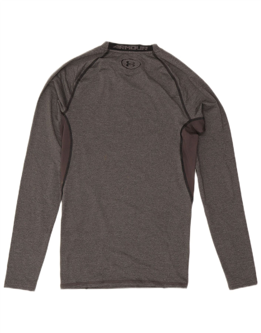 Under Armour Heat Gear Top cu mânecă lungă, gri mediu, color block