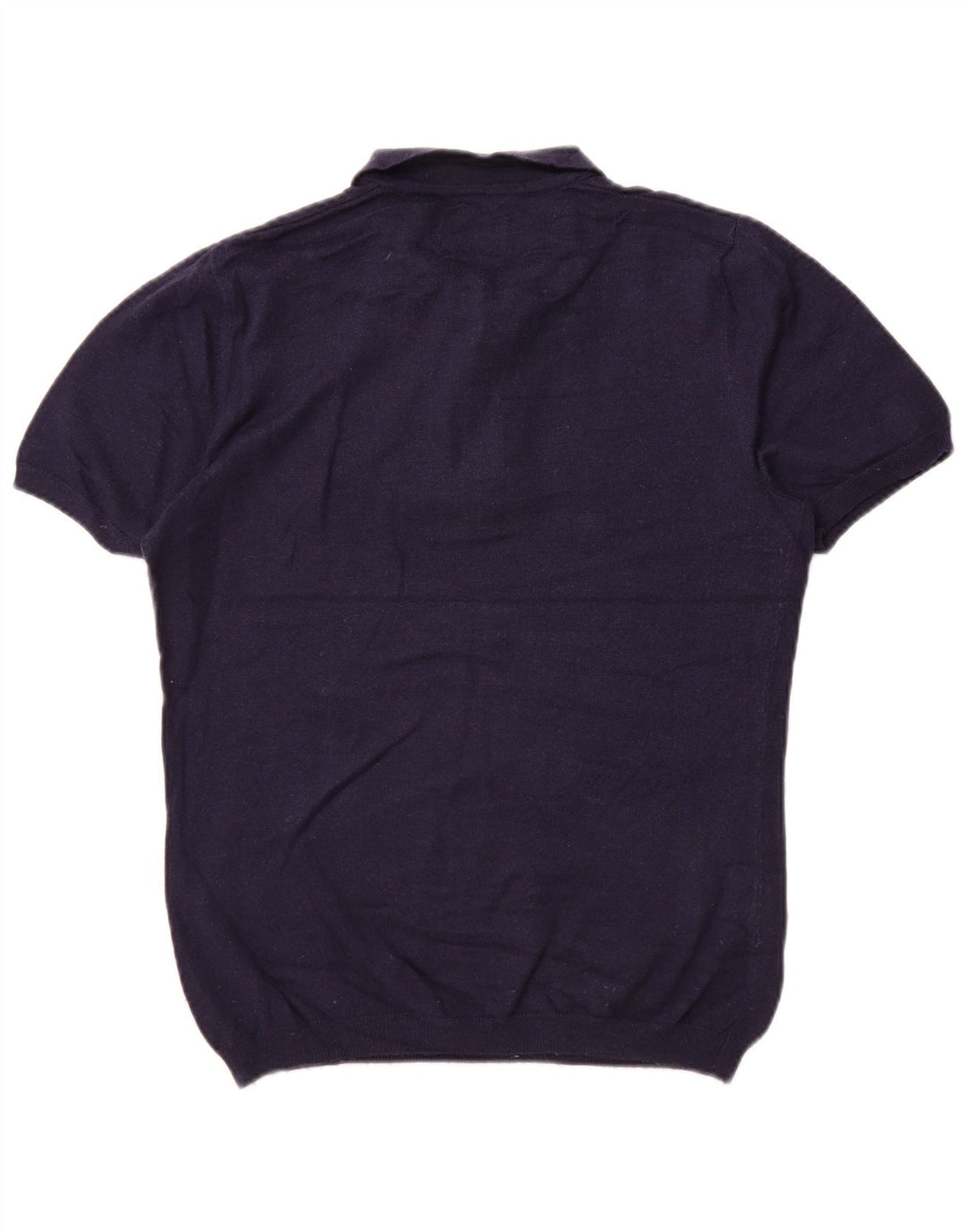 Pulover pentru bărbați Farah cu mânecă scurtă, cu gât polo, bleumarin mediu