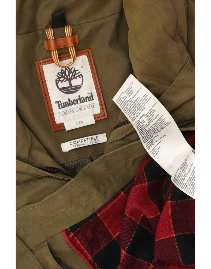 Jachetă pentru bărbați Timberland, UK 40, bumbac kaki mare