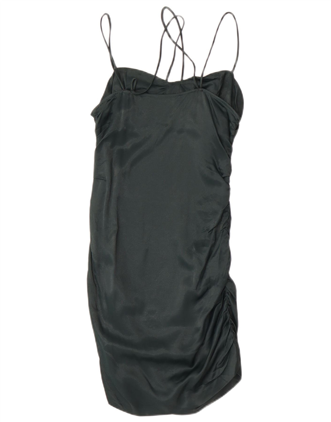 Rochie pentru femei Zara UK 12 Medium Green Viscose