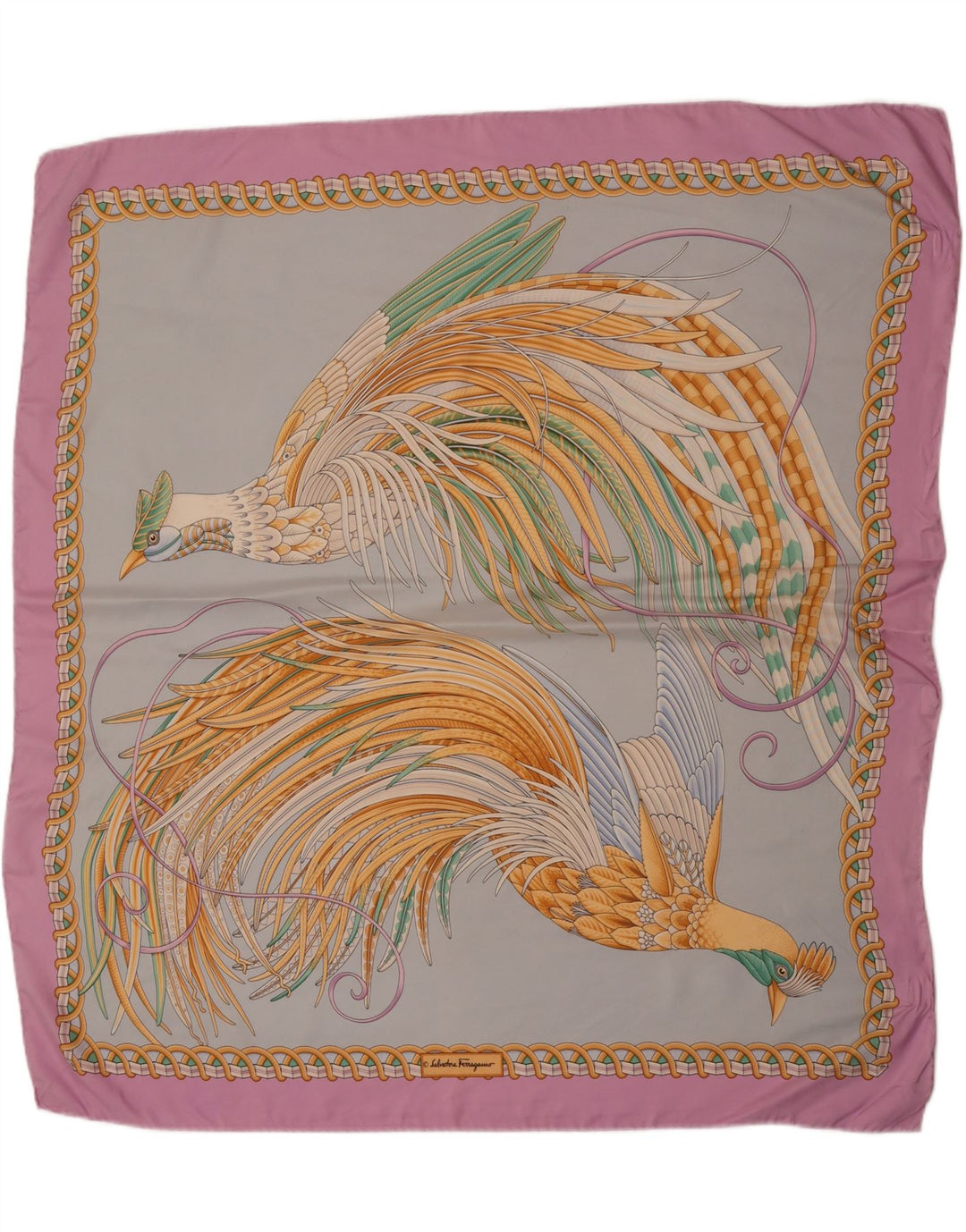 Salvatore Ferragamo eșarfă pătrată pentru femei, mărime unică, multicoloră