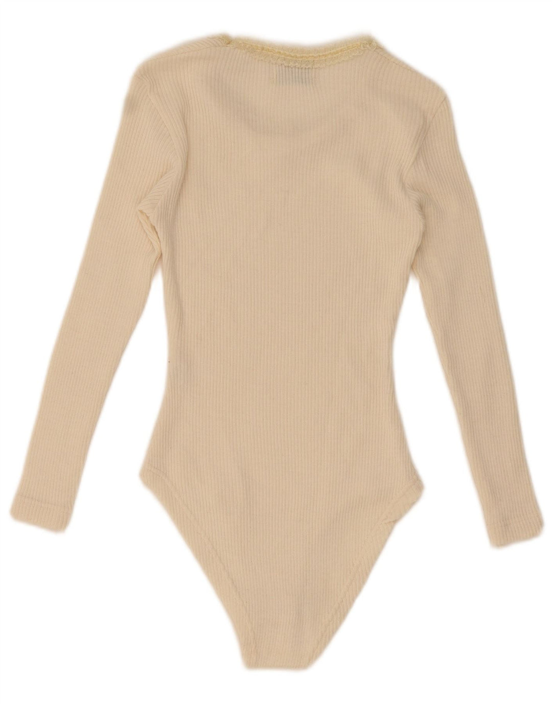 Body cu mânecă lungă pentru femei Compagnie UK 12 Medium Off White